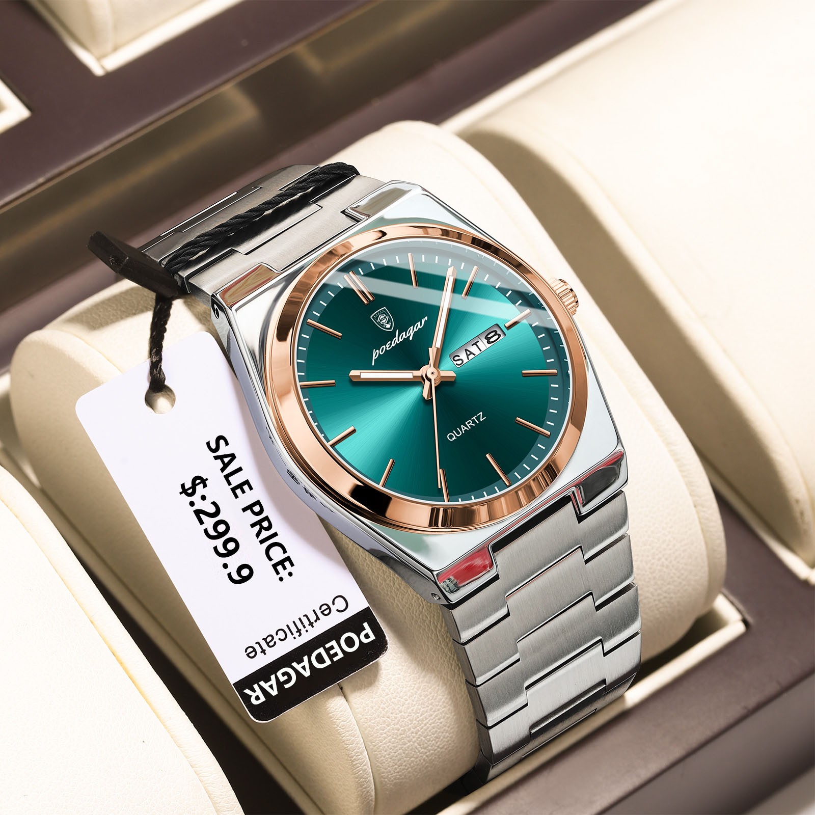POEDAGAR Mens Luxury Watch