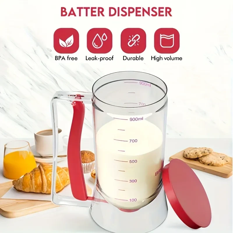 Collapsible Pancake & Cupcake Batter Dispenser