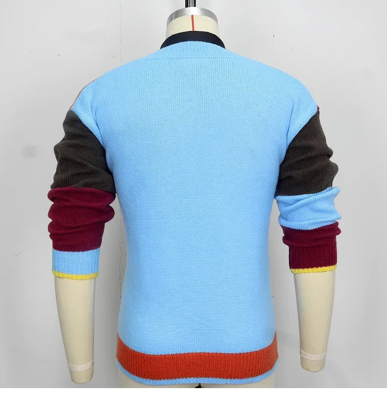 Fashion Youth Men's Knitwear V-neck