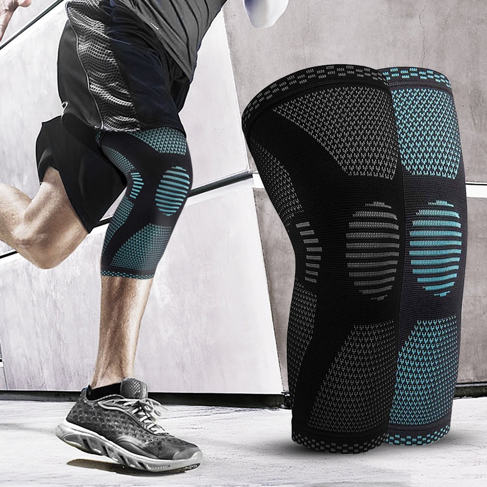 Compression Belt Knitted Sports Knee Pads Badminton Running Fitness Knee Pads