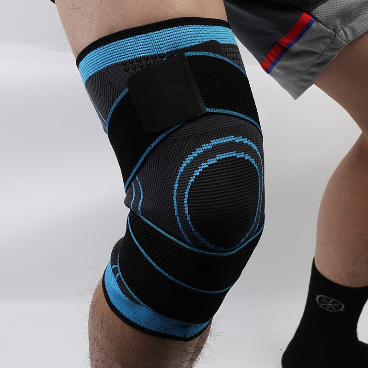Compression Belt Knitted Sports Knee Pads Badminton Running Fitness Knee Pads