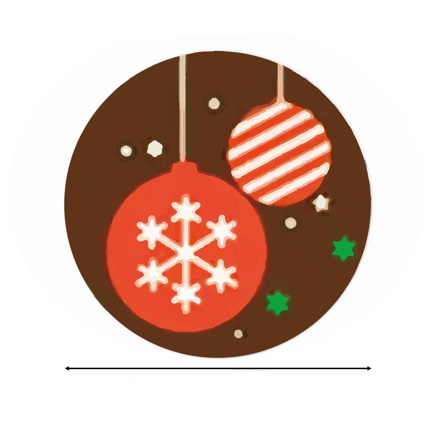 Christmas Day Decoration Gift Series Sticker Label