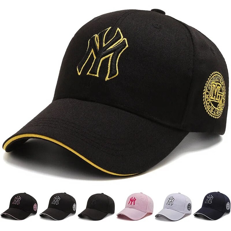 Casual Korean-Style Embroidered Baseball Cap