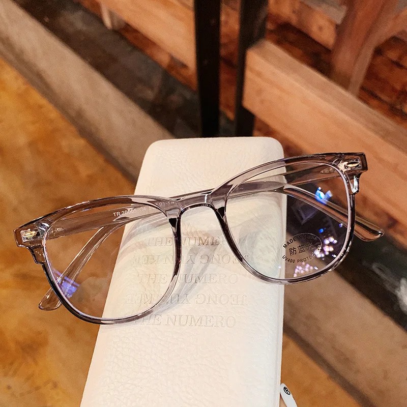 Anti Blue Light Myopia Glasses Ultralight Transparent Nearsight Glasses