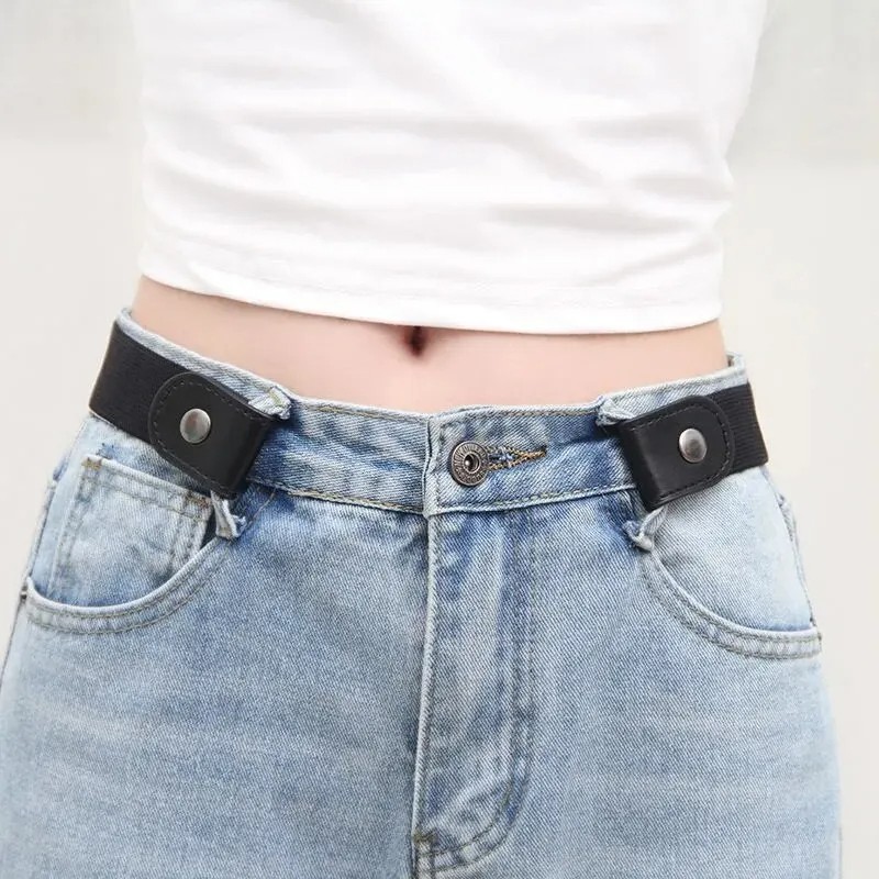 Simple & Fashionable Elastic Belt Adjustable Woven Invisible Seamless Belt