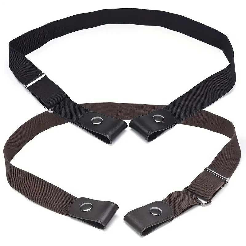 Simple & Fashionable Elastic Belt Adjustable Woven Invisible Seamless Belt