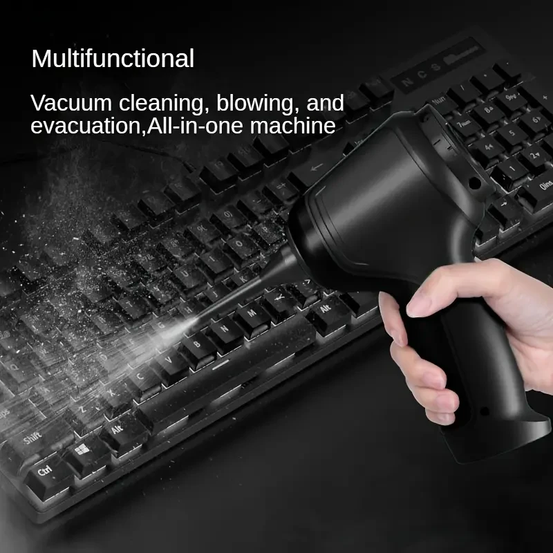A Three In One Wireless Vacuum Cleaner With A High Power, Which Can Be Used For Suction, Air Extraction, And Blowing, Both In The Car And At Home