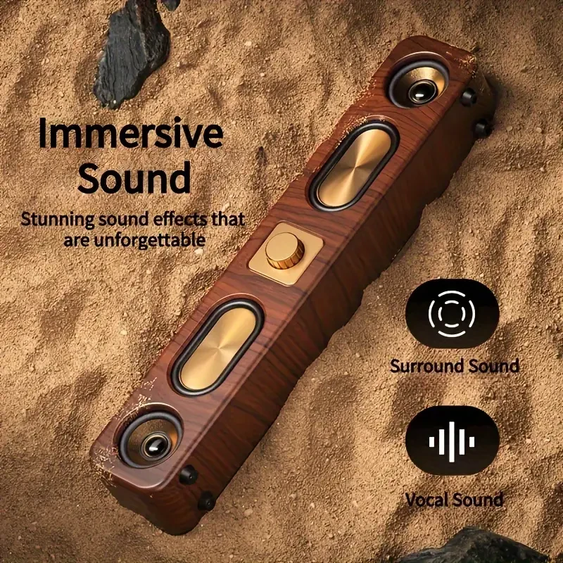 Three-dimensional Surround Sound Speakers Wired Dual Speakers Computer Speakers Stereo Subwoofer for Laptop Theater TV Auxiliary Sound Reinforcement