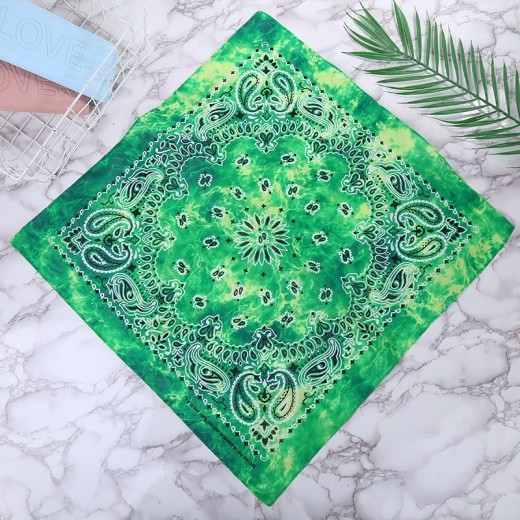 Cotton hip-hop square scarf