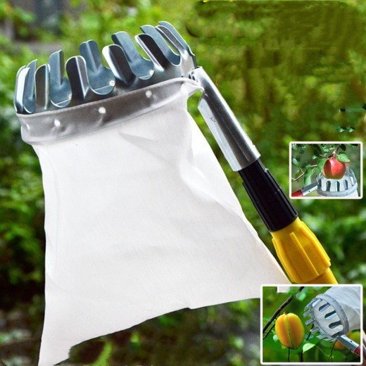Fruit Picker Head Basket Portable Fruits Catcher For Harvest Picking Citrus Pear Collector Catcher Peach Picking Garden Tool