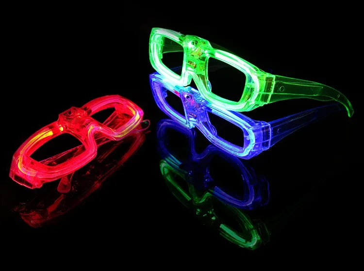 LED Glasses 2024 New Year Party Bar Concert Props Luminous Glasses