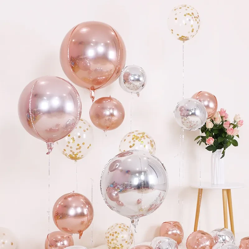 Aluminum Film Balloon Wedding Supplies Red Balloon Birthday Party