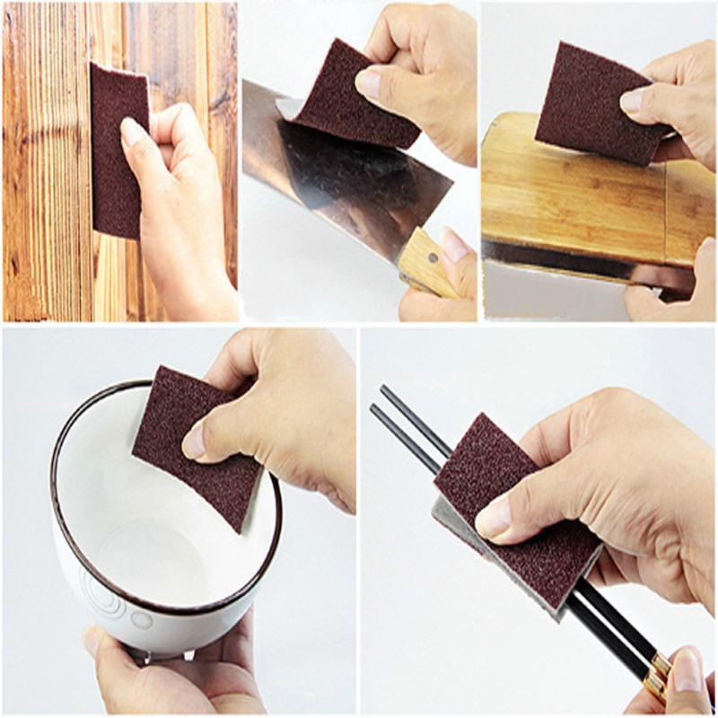 Magic Melamine Sponge Eraser  Carborundum Kitchen Scrub for Pots, Pans, and Utensils