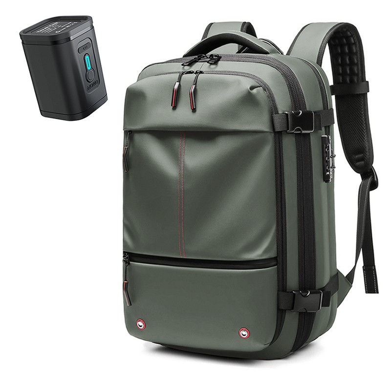 17-Inch Laptop Travel Backpack Expandable Business & School Backpack with Vacuum Compression for Men