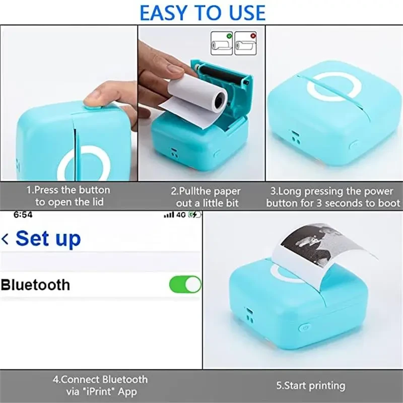 C13 Self-adhesive Label Printer Bluetooth