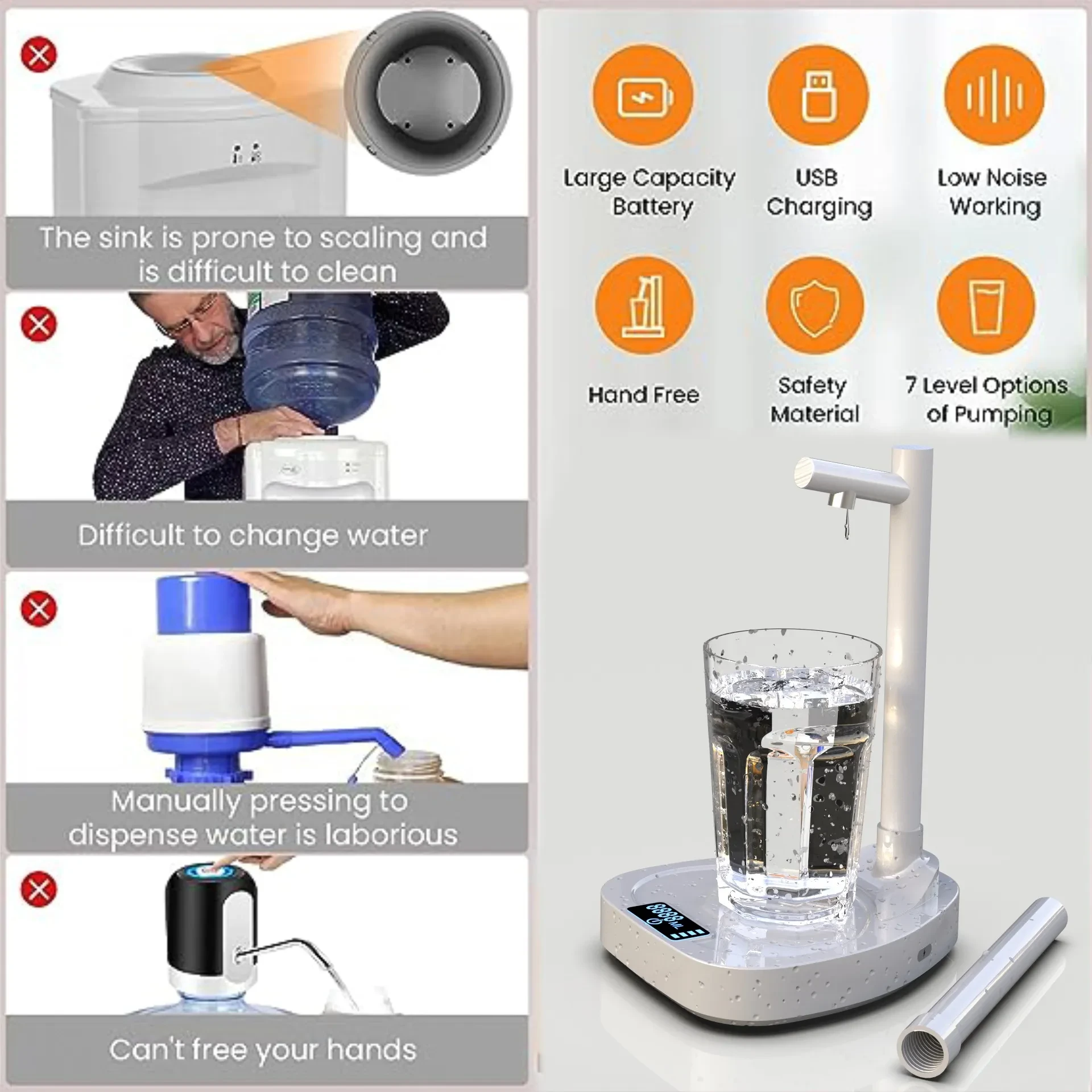 Added Extension Tupe Water Dispenser
