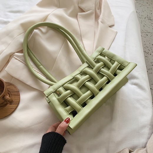 Hollow Knitting Fashion Armpit Bag For Minority Designers