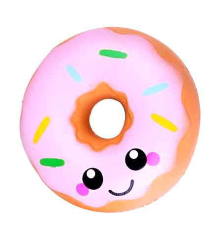 Cute Smiley Donut Squishy Slow Rising