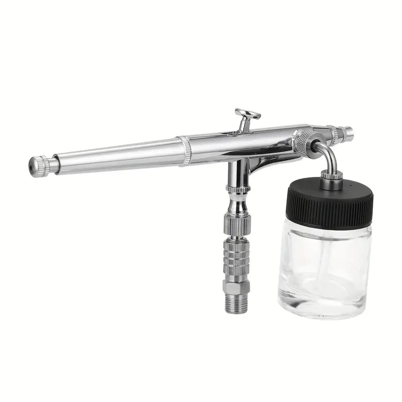 Professional Airbrush Set For Model Making Art Painting With G1/8 Adapter Wrentch 2 Fluid Cups 2Needles 2 Nozzles
