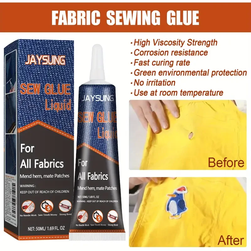 Fabric Sewing Glue Ragged Clothes Repair Specialized Glue Pants Insole Fabric Adhesive Sewing Glue