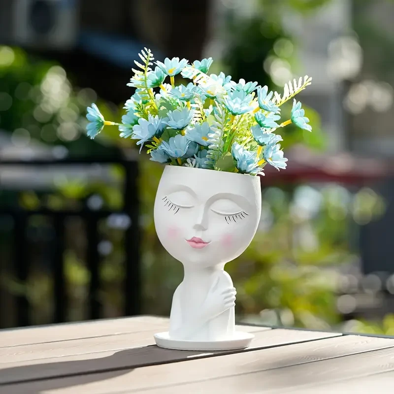 The Shoulder, Face, Beautiful Flower Pot