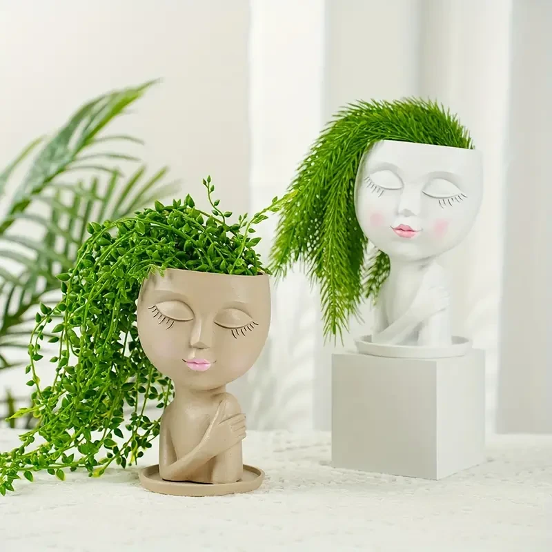 The Shoulder, Face, Beautiful Flower Pot