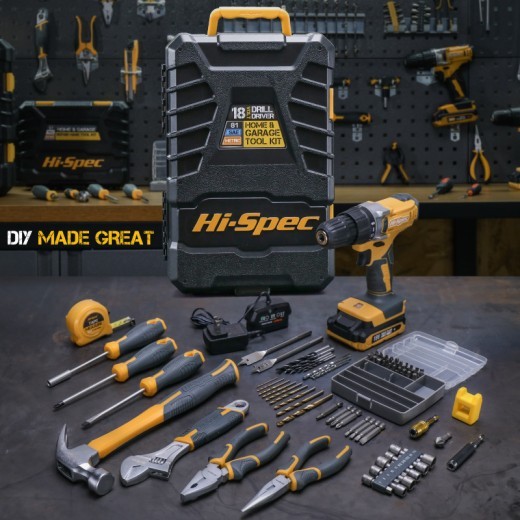 Home Repair Hardware Tool Combo Set