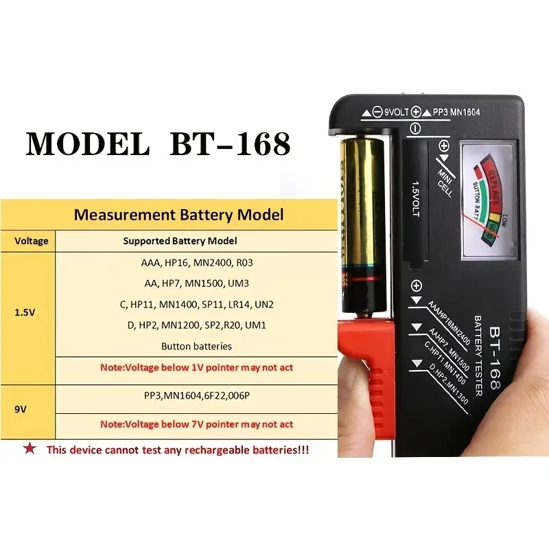 BT-168 Universal Battery Tester