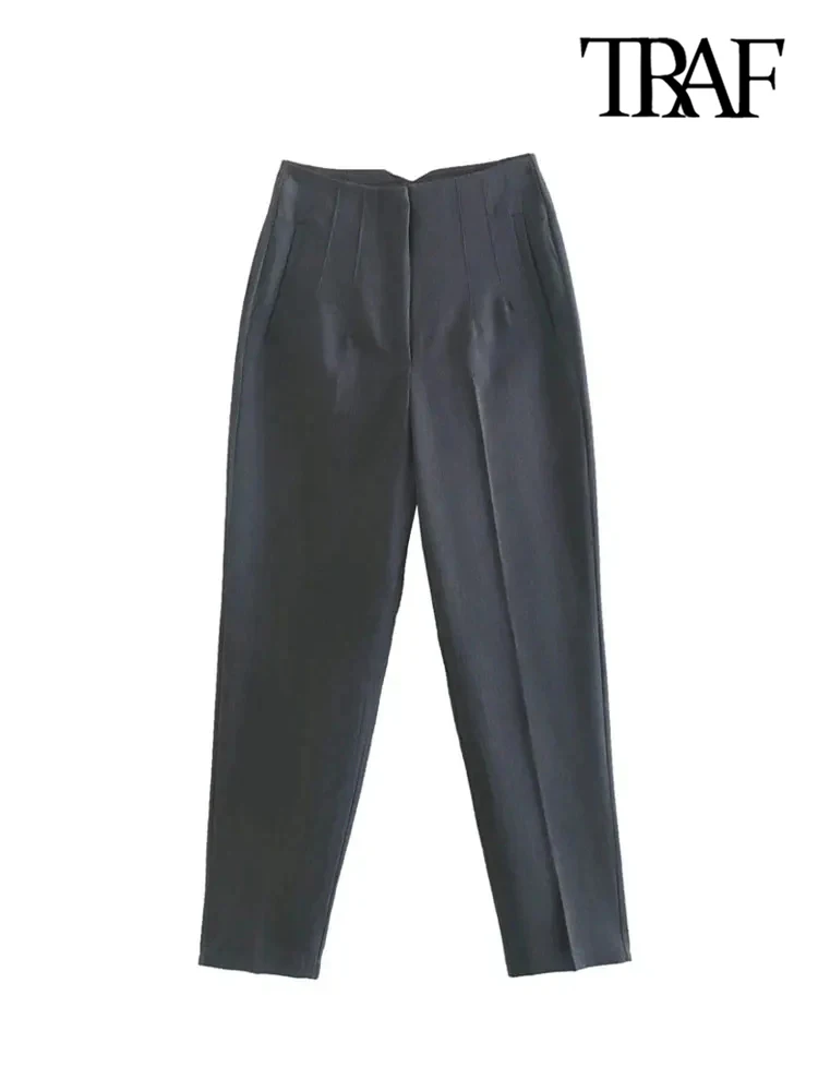 Women's Chic High-Waist Office Pants