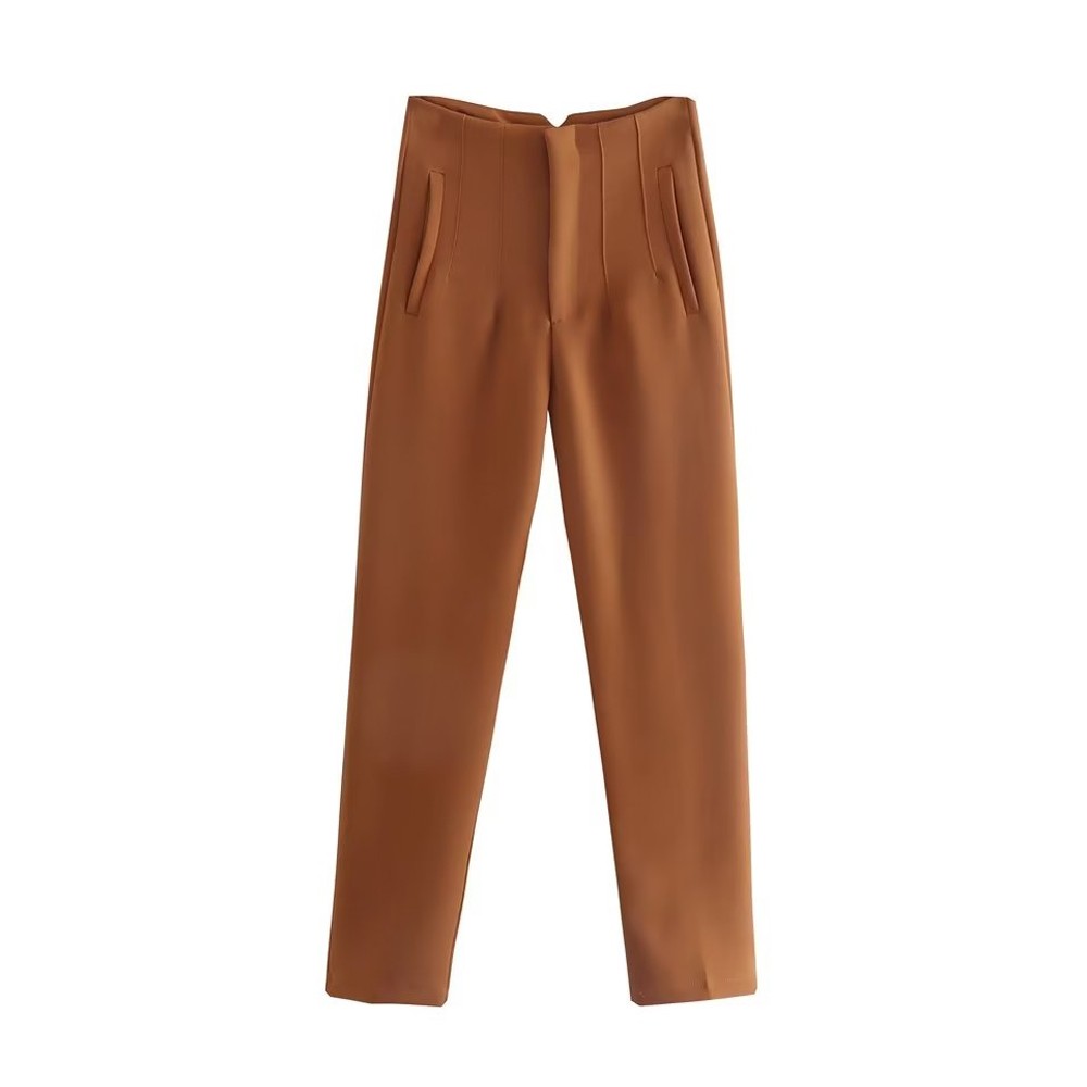 Women's Chic High-Waist Office Pants