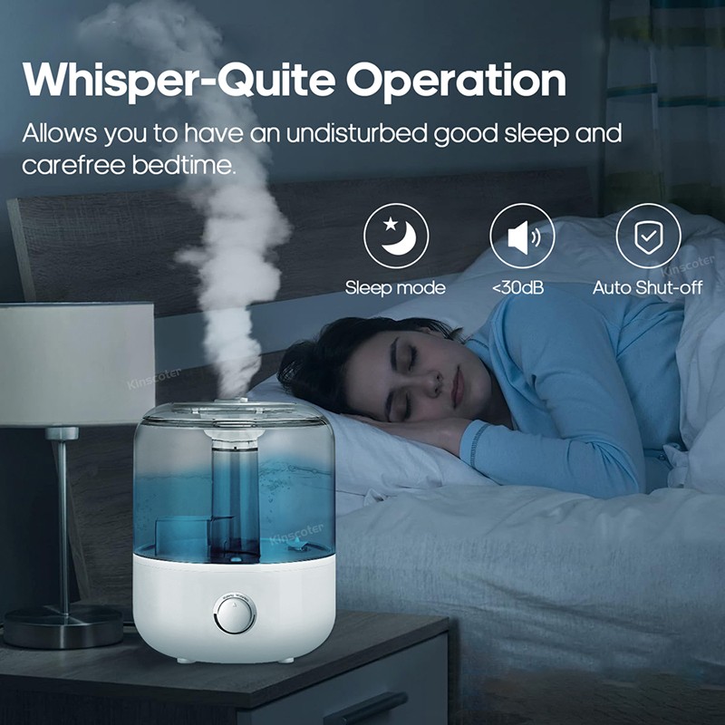 KINSCOTER 3L Air Humidifier Large Capacity Aroma Diffuser with Remote Control & Timer