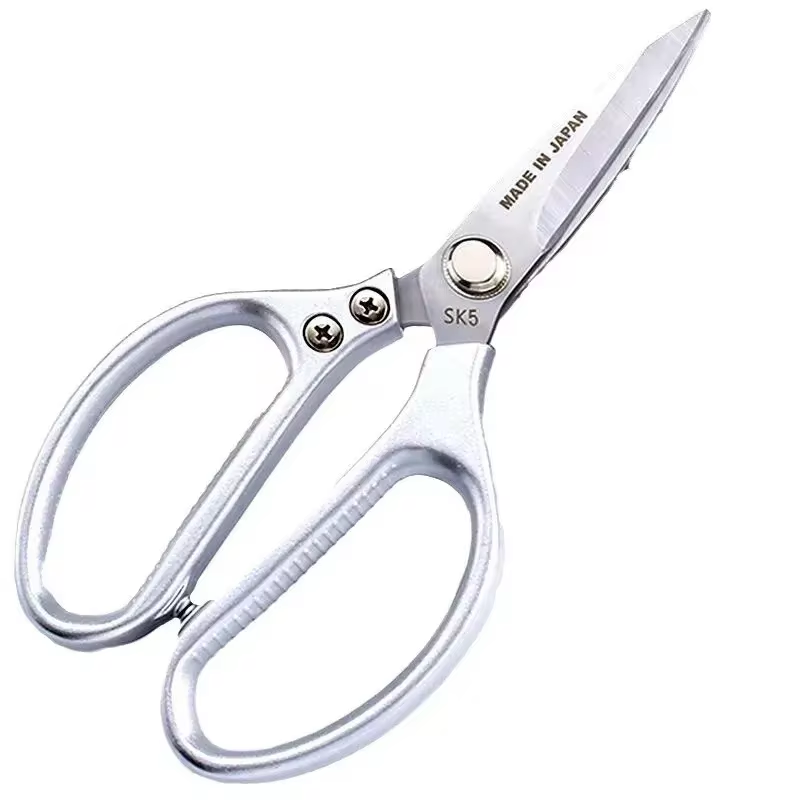 Professional 8.5-inch Stainless Steel Kitchen Scissors with Aluminum Alloy Handle