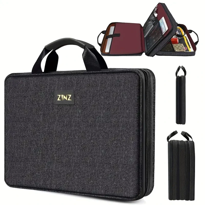 39.62-40.64 cm Laptop Briefcase, Expandable TSA-Compliant Business Computer Bag