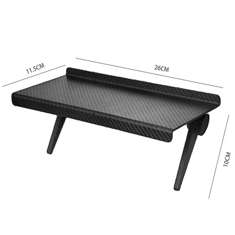 Computer & TV Screen Storage Rack Wireless Router & Set-Top Box Organizer, No-Perforation Bracket
