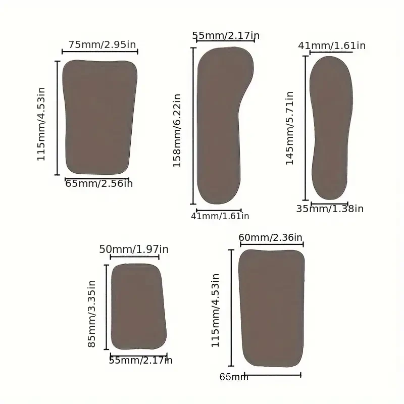 Glass Photography Mirrors Set, Double Sided Thickened Reflector Boards For Intraoral Shots, Various Sizes