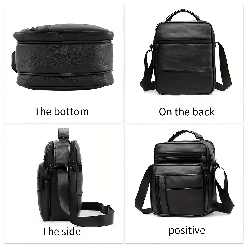Leather Messenger Bag