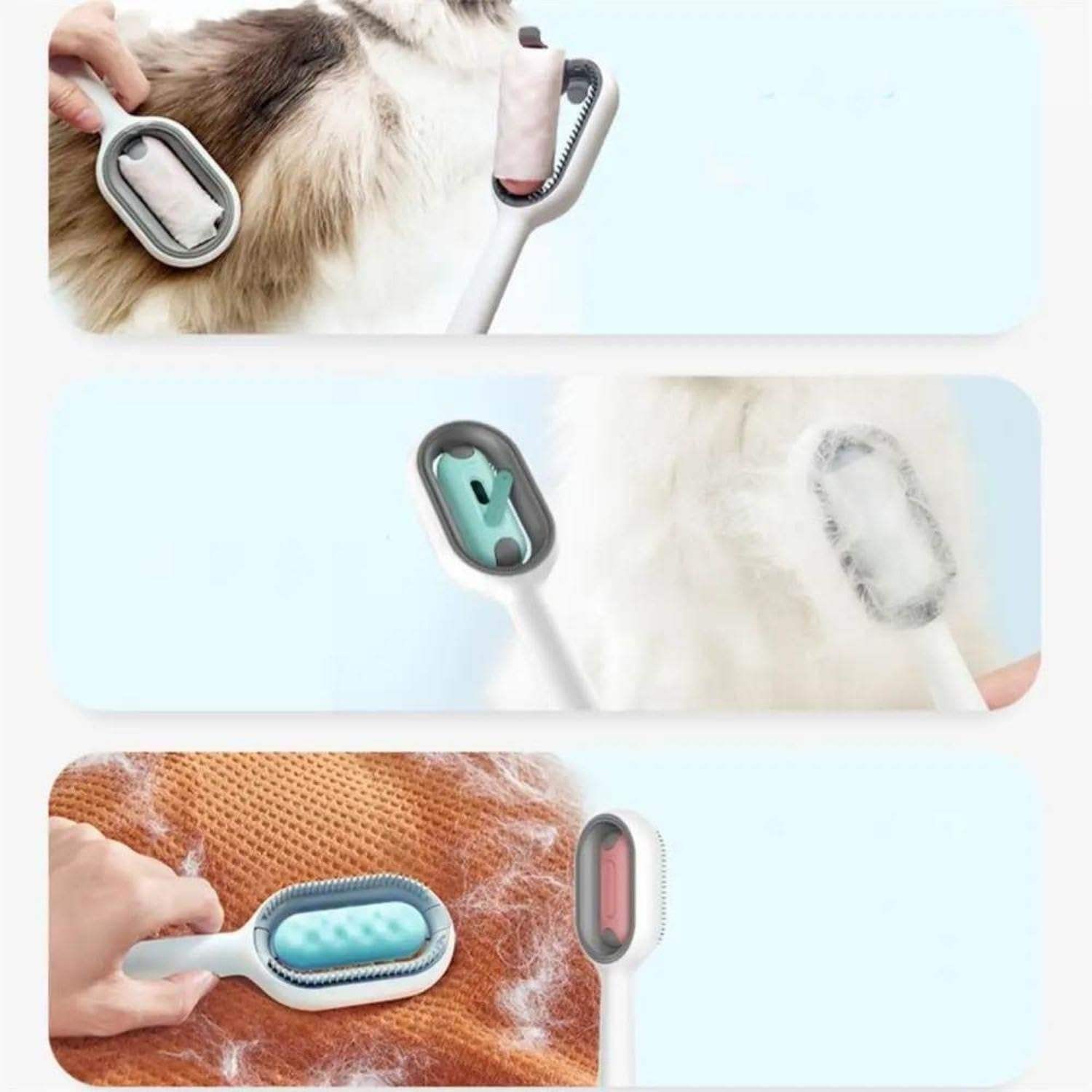Wet Pet Brush with Water Tank