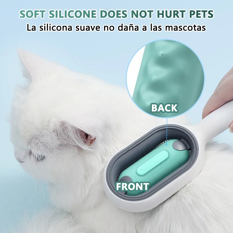 Wet Pet Brush with Water Tank