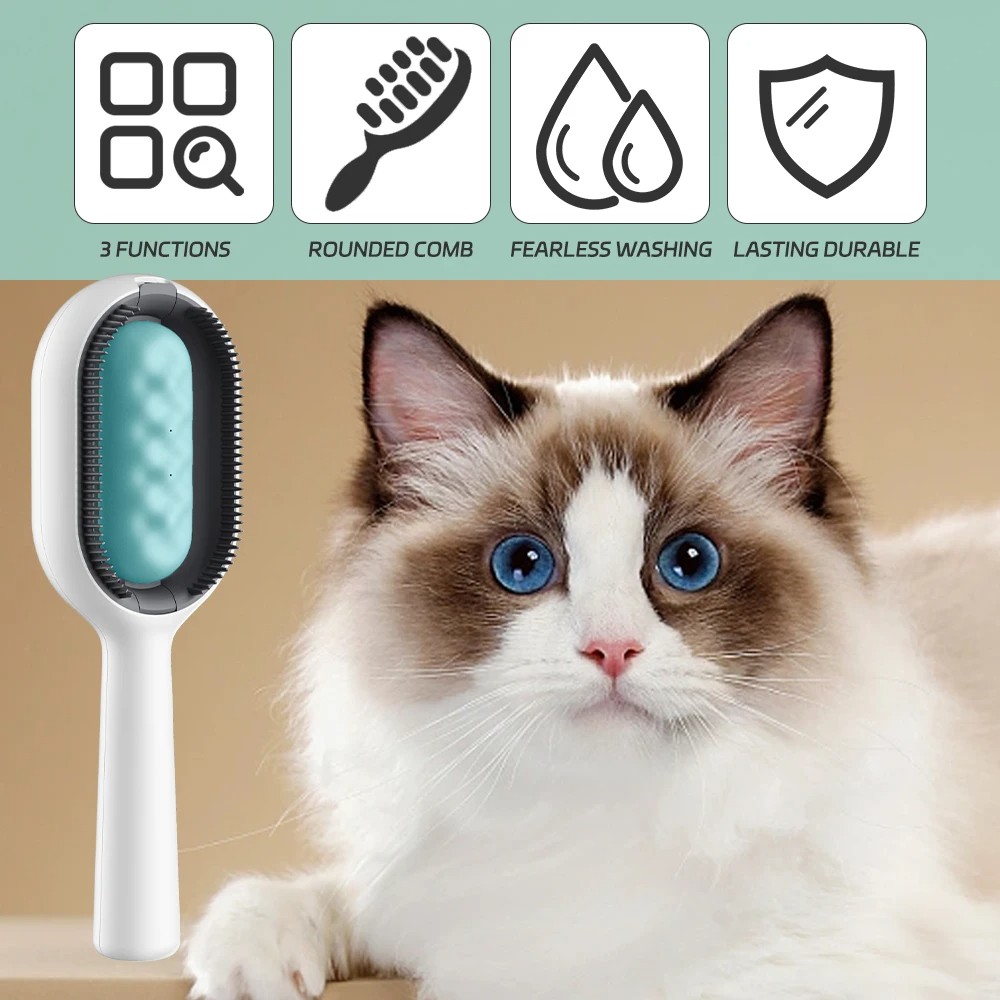 Wet Pet Brush with Water Tank