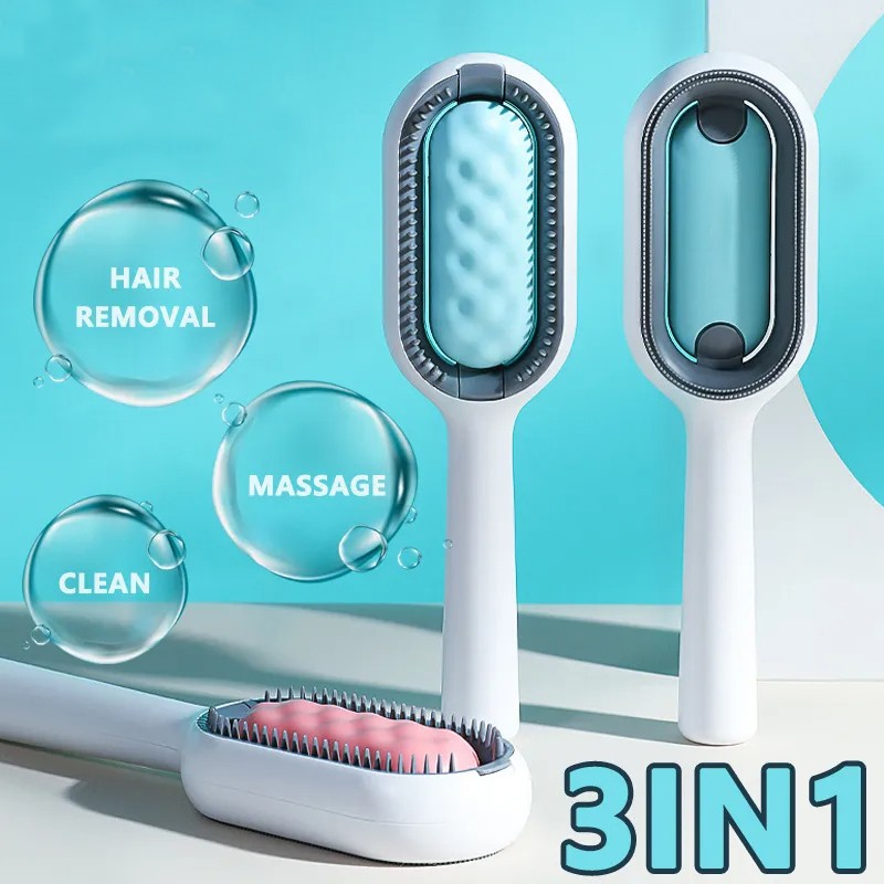 Wet Pet Brush with Water Tank