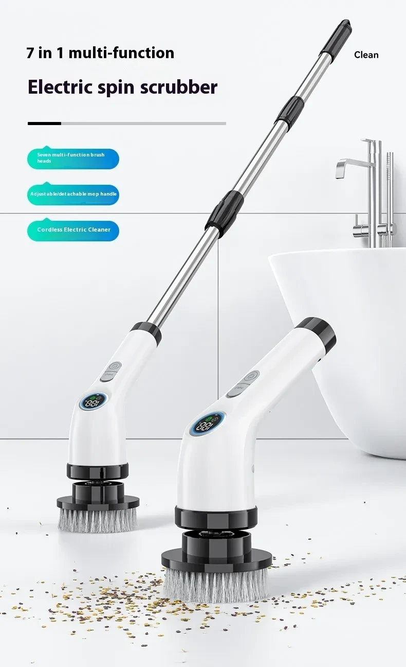 Dovety 9 in 1 Multifunctional Electric Spin Scrubber