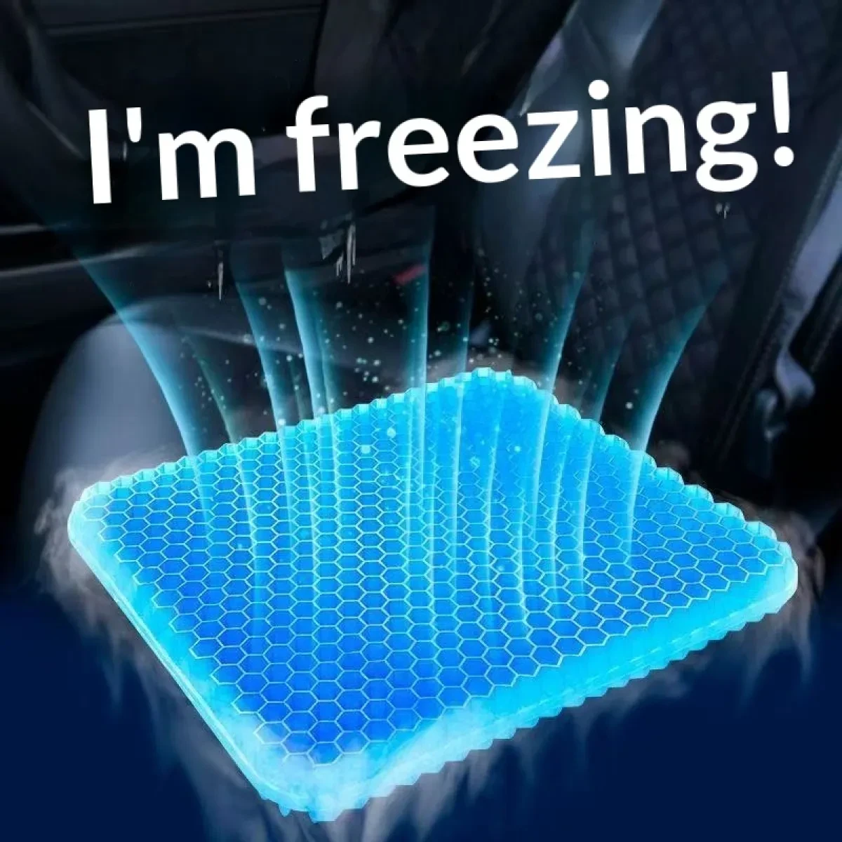 Gel Seat Cushion with Honeycomb Design