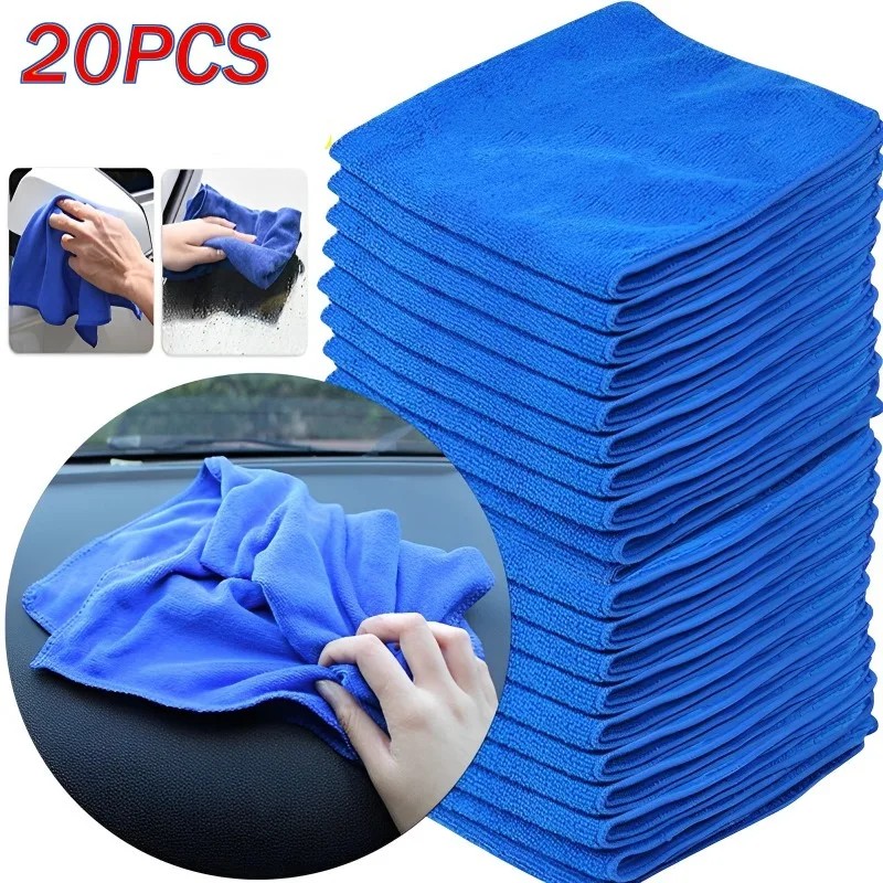 Microfiber Towels  Multi-Pack Car Wash & Drying Cloths for Household