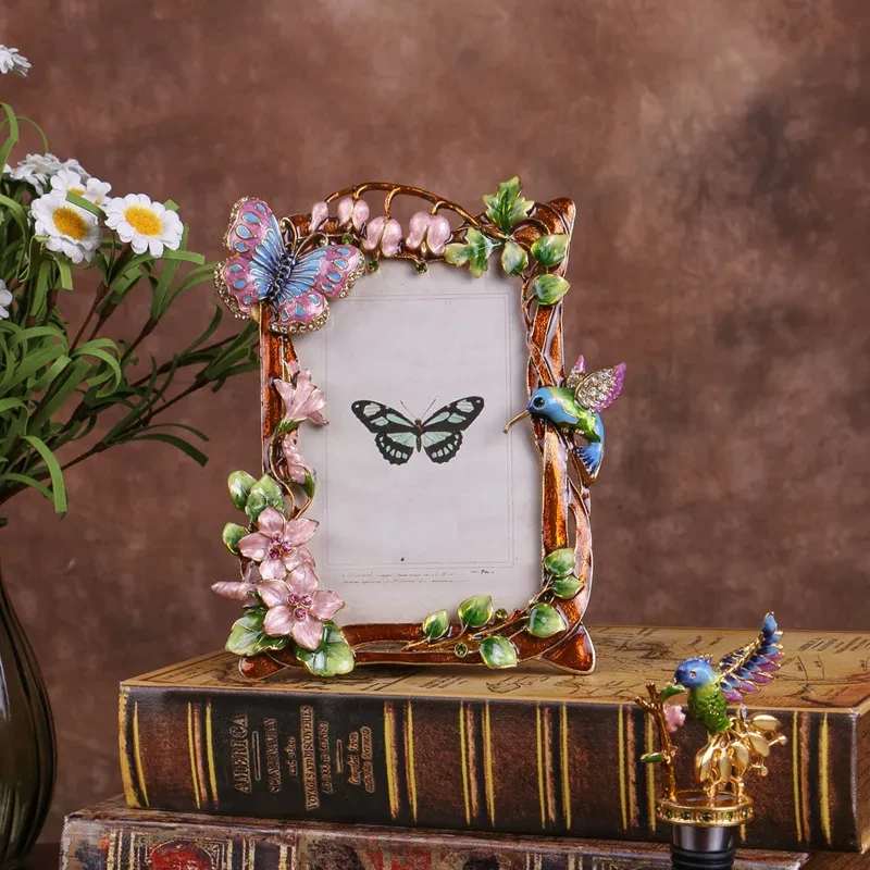 Creative Enamel Colored Metal Photo Frame