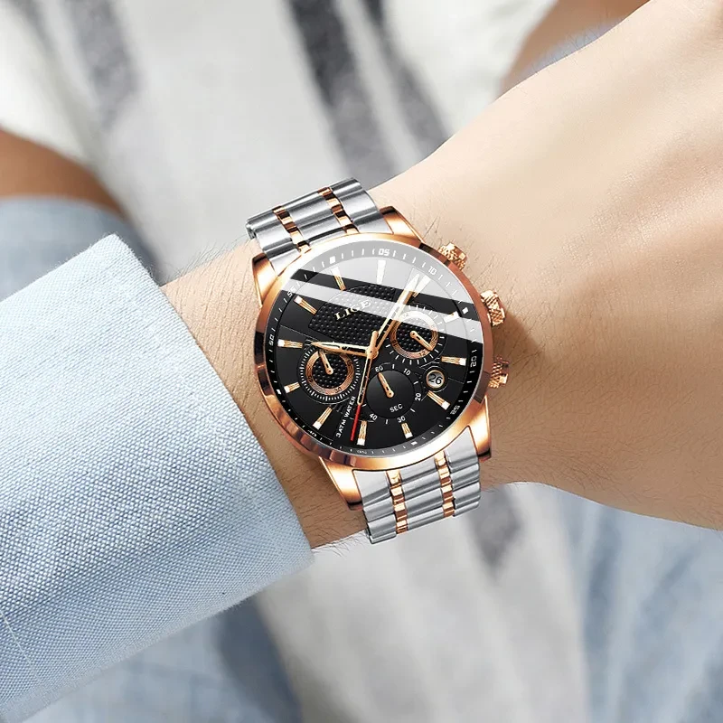 Men Fashion Sport Quartz Clock Watch