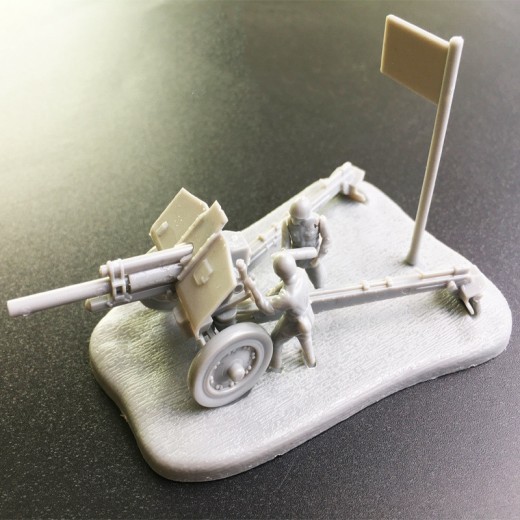 4D Assembled Military Model Howitzer Toy Model