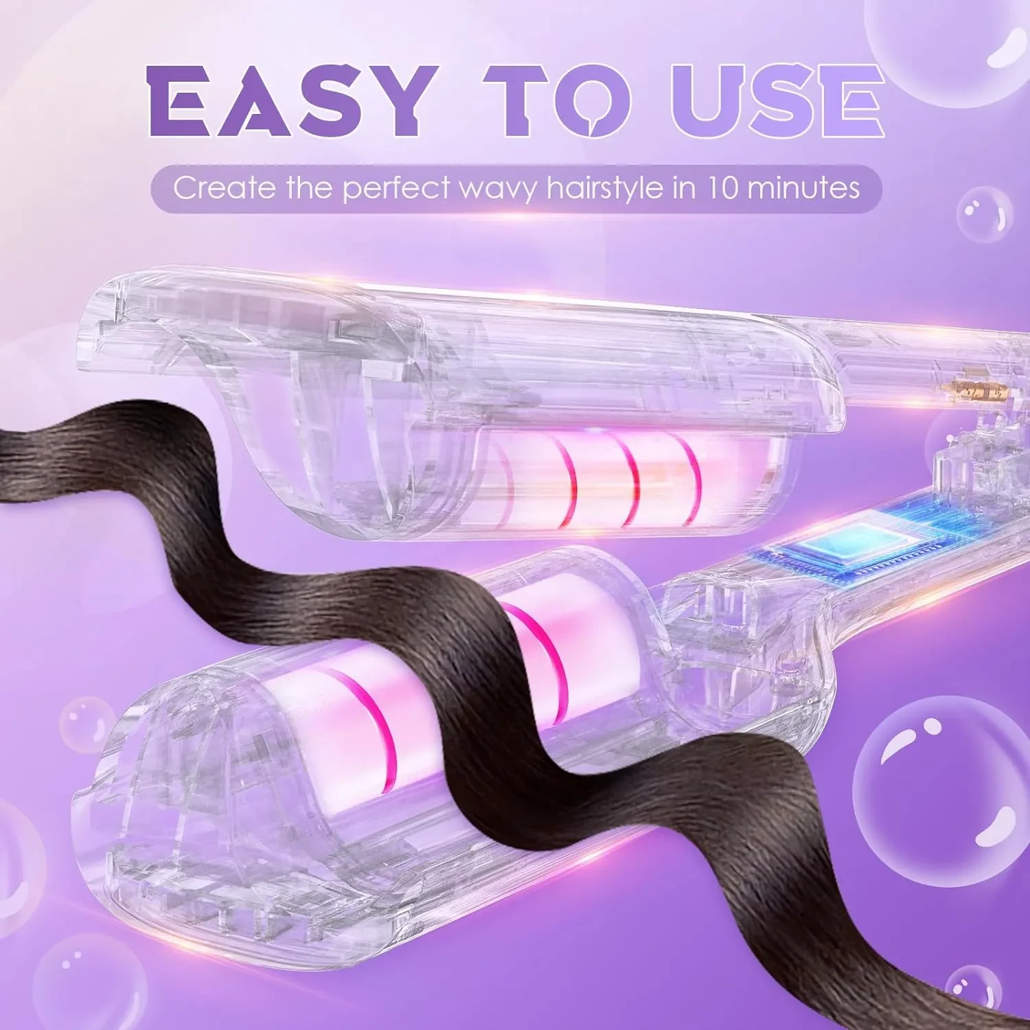 1.25 Inch Fast-Heating Anti-Scald Curling Iron