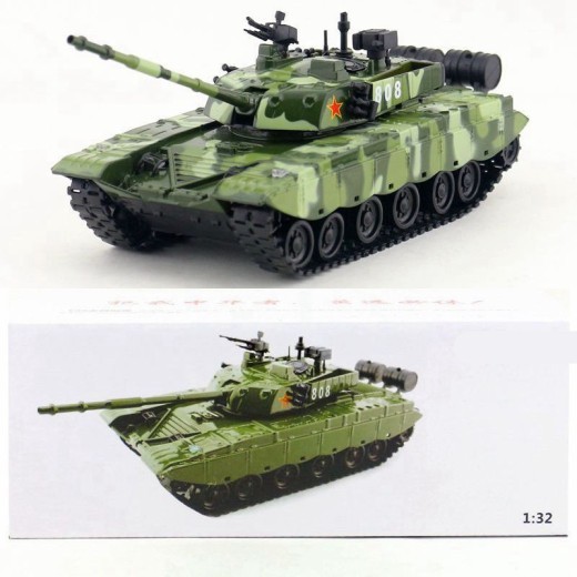 Alloy Model Simulation Toy Military Main Battle Tank