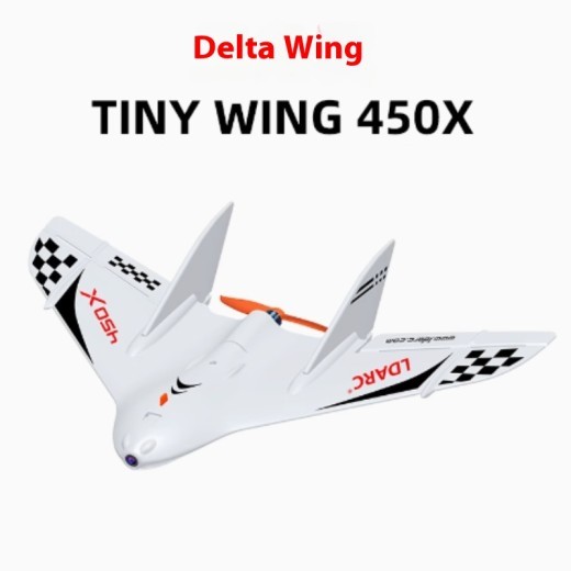 Triangle Wing Model Glider, Remote-controlled Aircraft, Power Resistant, And Crash Resistant