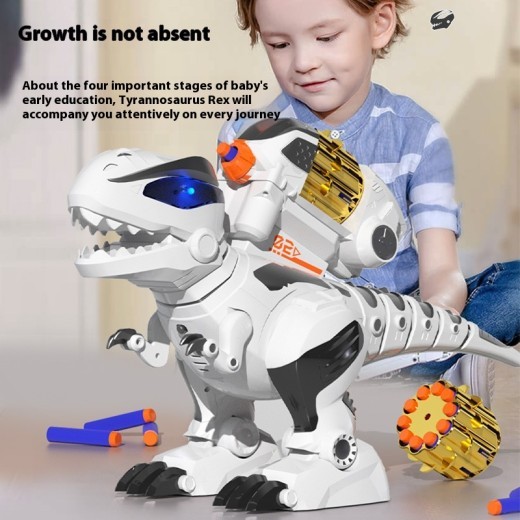 Remote Control Dinosaur Tyrannosaurus Rex Launch Soft Bomb Model Toy